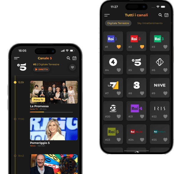 Immagine applicazione guida tv desktop