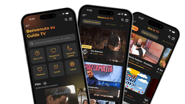 Immagine applicazione guida tv mobile