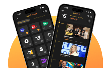 Immagine applicazione guida tv mobile