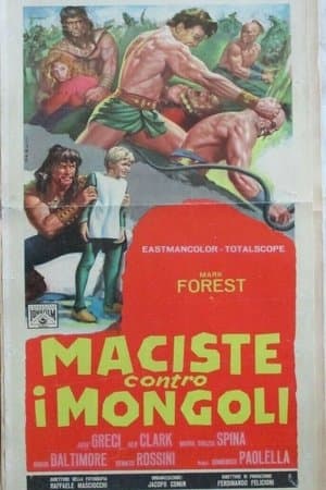 copertina del programma Maciste contro i Mongoli