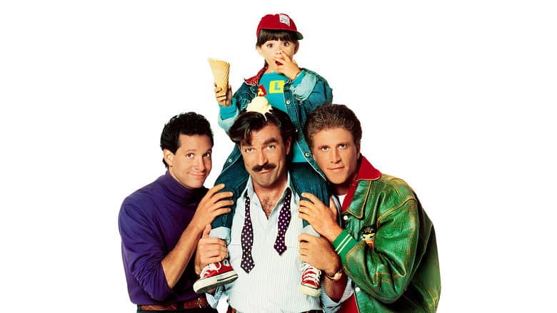 copertina del programma Tre scapoli e una bimba