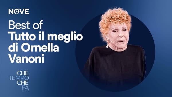 copertina Che tempo che fa presenta: l'appuntamento con Ornella Vanoni
