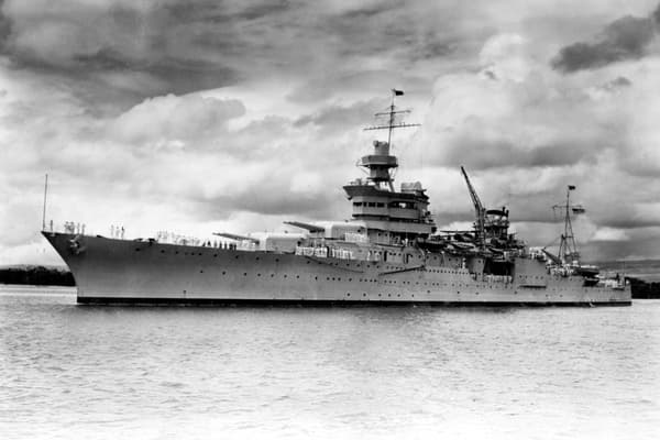 copertina del programma Uss Indianapolis