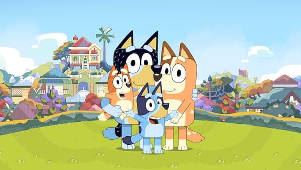 copertina del programma Bluey