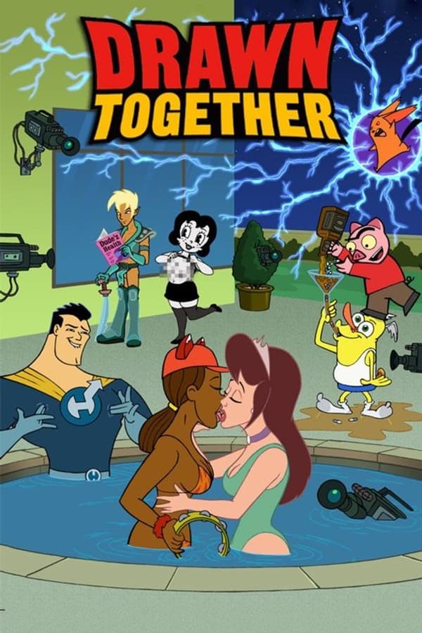 copertina Drawn Together - Stag. 2 Ep. 1 - La nuova inquilina
