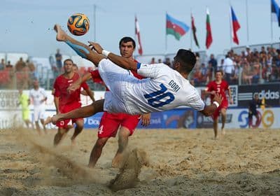 copertina Beach Soccer. Coppa Del Mondo Maschile Seychelles: Quarto Di Finale