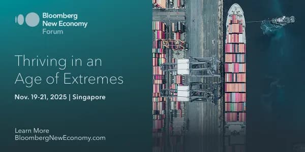 copertina del programma Bloomberg New Economy: Thriving...