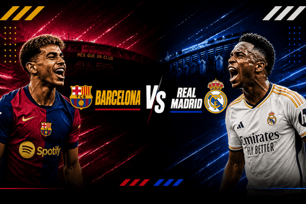copertina del programma Barcellona - Real Madrid
