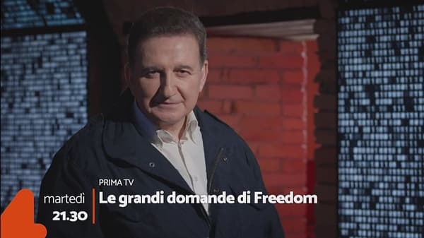 copertina del programma Le grandi domande di freedom