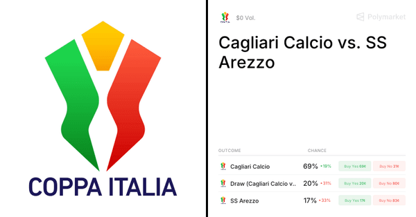 copertina Cagliari - Arezzo