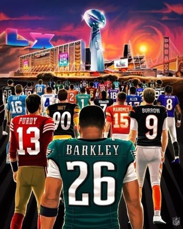 copertina del programma Super Bowl LX