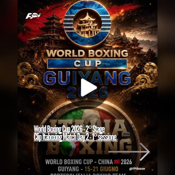 copertina del programma 110 fpi - roma boxing night
