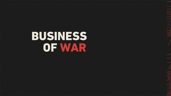 copertina Business of War