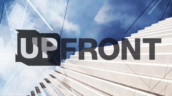 copertina del programma UpFront