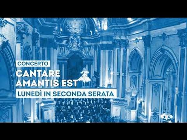 copertina del programma CONCERTO CANTARE AMANTIS EST