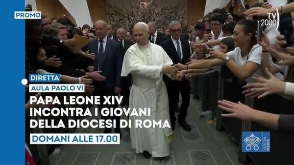 copertina del programma Papa Leone XIV incontra i giovani