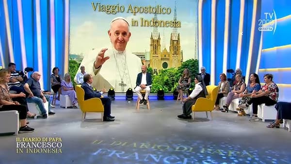 copertina del programma VIAGGIO APOSTOLICO IN FRANCIA