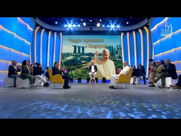 copertina del programma VIAGGIO SANTO PADRE IN FRANCIA