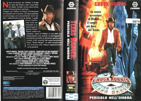 copertina del programma Walker texas ranger: pericolo nell'ombra