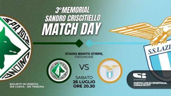 copertina del programma "Memorial Sandro Criscitiello"