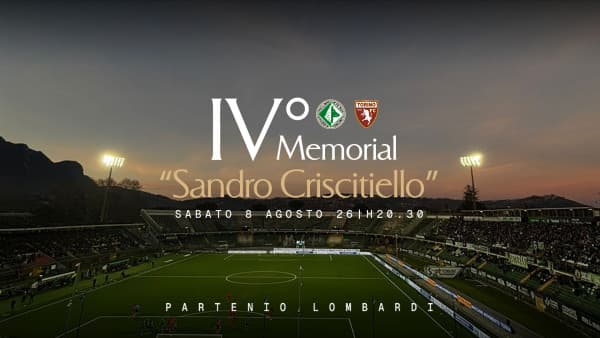 copertina del programma Memorial Sandro Criscitiello Avellino-Torino