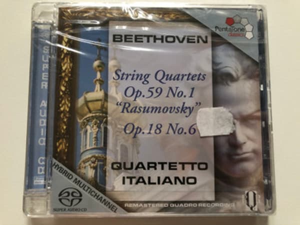 copertina Beethoven - Quartetto Op.18 n.5