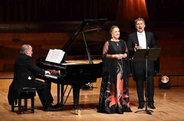 copertina del programma Diane Damrau e Jonas Kaufmann - Brahms