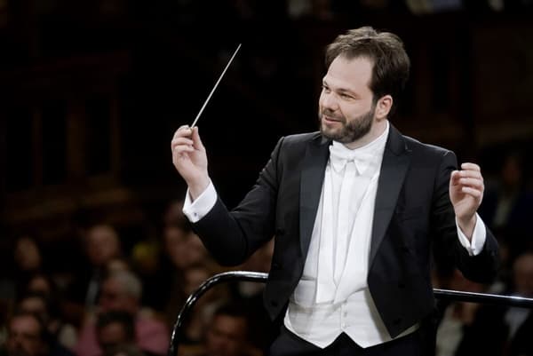 copertina del programma Peter Popelka esegue Strauss