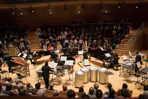 copertina del programma Pierre Boulez e Daniel Barenboim