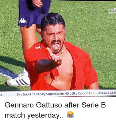 copertina del programma Gattuso