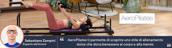 copertina del programma AeroPilates, allenamento mente e corpo