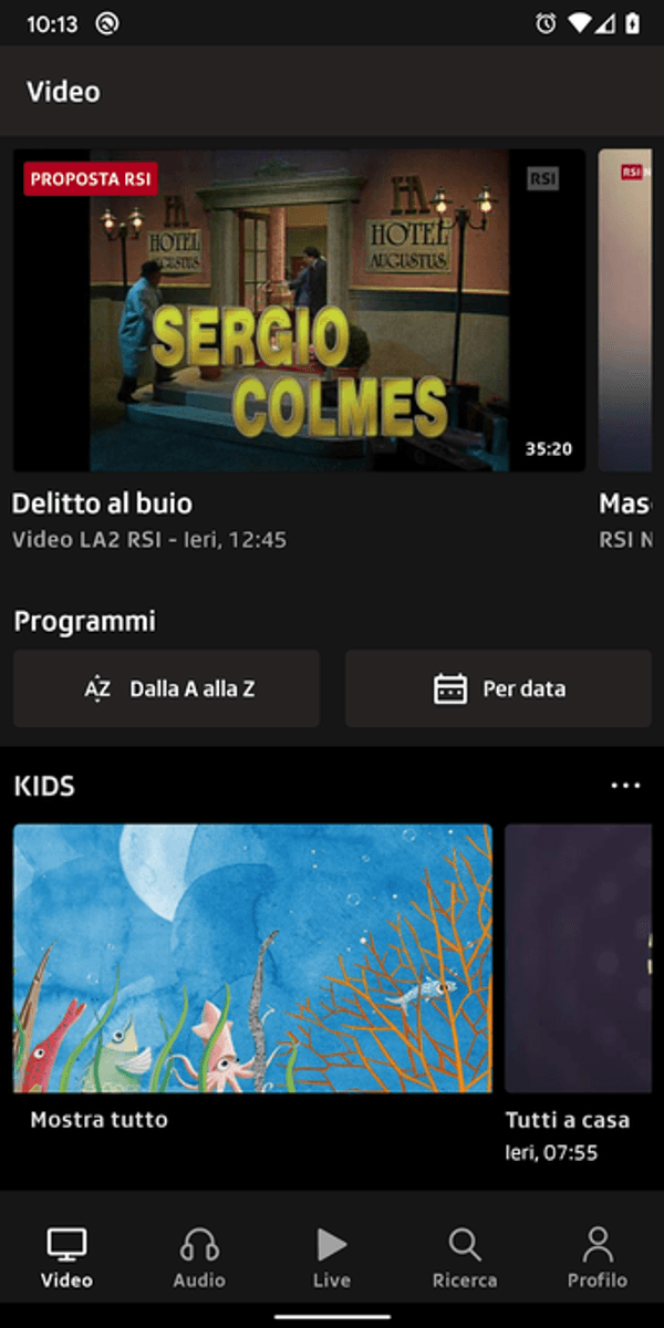 copertina del programma Casa Svizzera