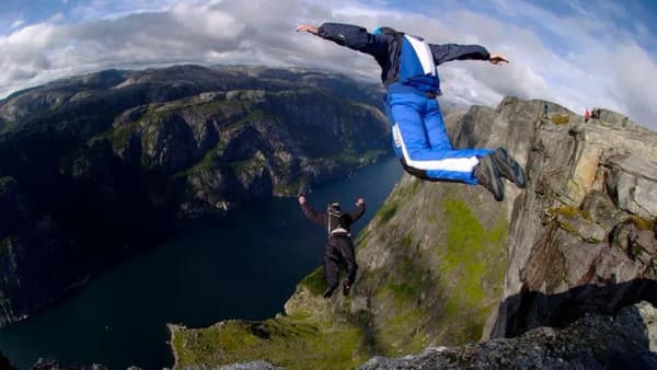 copertina La mente di un base jumper