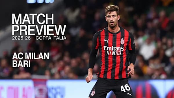 copertina Coppa It. Milan -Bari