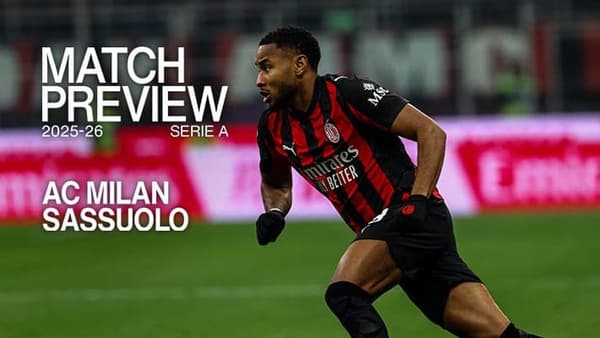 copertina del programma Sassuolo Milan 26/27