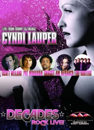 copertina del programma Decades Rock Cyndi Lauper Friends