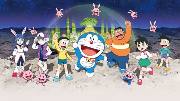 copertina Doraemon - Nobita e le cronache dell'esplorazione della luna