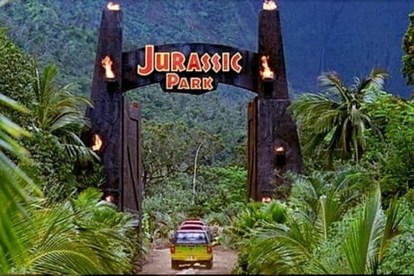 copertina del programma Jurassic Park