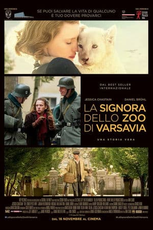 copertina del programma La signora dello Zoo di Varsavia