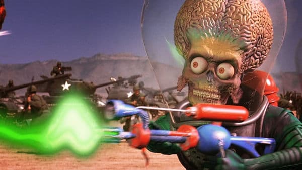 copertina del programma Mars Attacks!