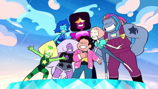copertina Steven Universe - L'incontro tra mamma e papa'