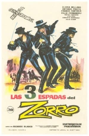 copertina Le tre spade di Zorro
