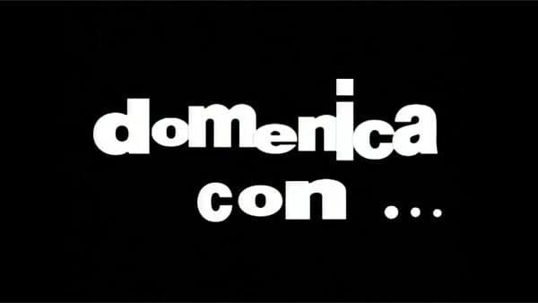 copertina Domenica Con La Donna Che Lavora 1959