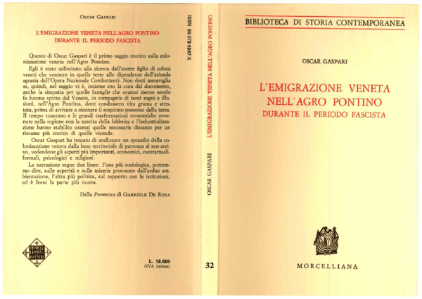 copertina RES - Paludi Pontine. Quando Era Proibito Morire Di Malaria