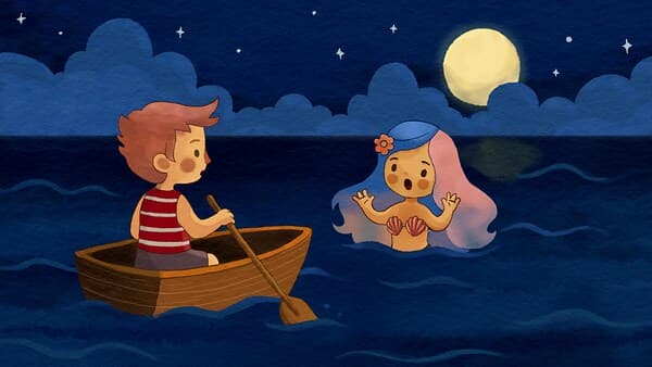 copertina Buonanotte Con Carolina - Storie E Letterine - I Segreti Del Mare