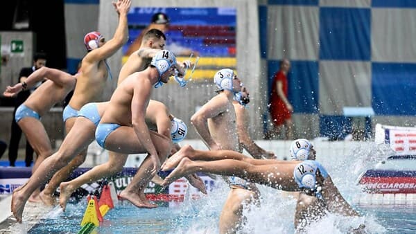 copertina Pallanuoto: Serie A1 Maschile 2025-2026 - 26a Giornata: AN Brescia Team - Pro Recco Waterpolo