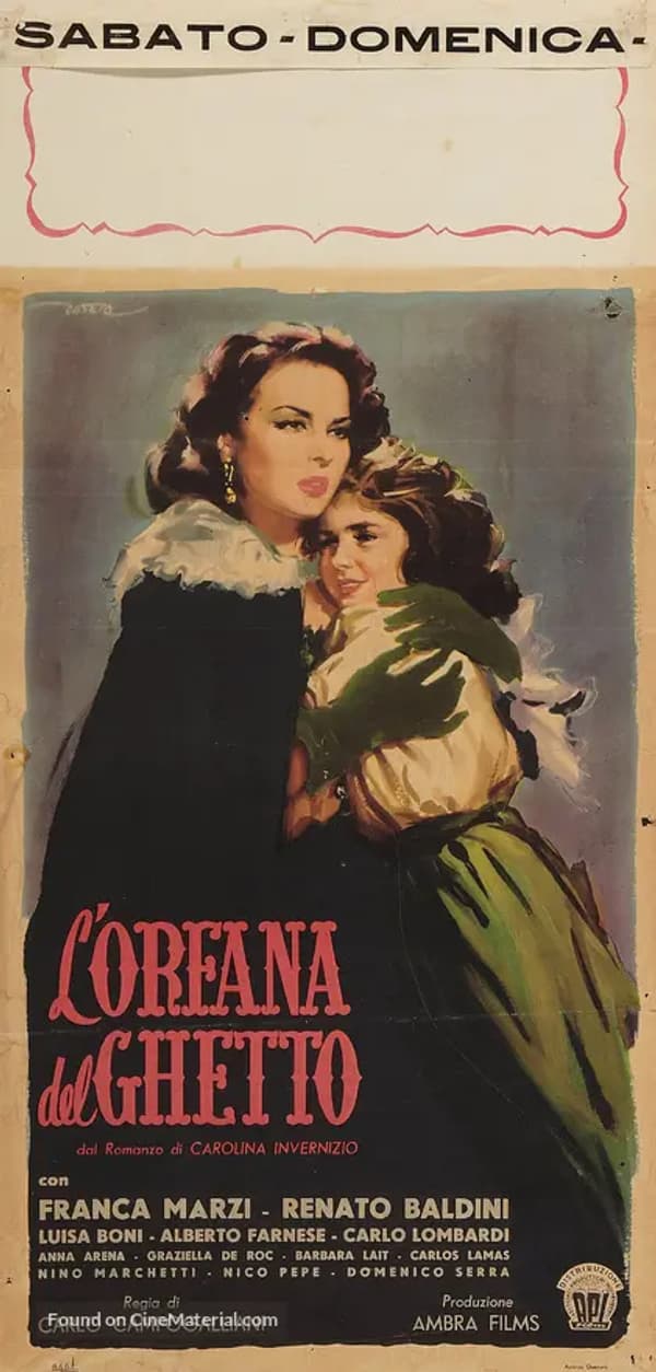 L' orfana del ghetto copertina del programma L' orfana del ghetto