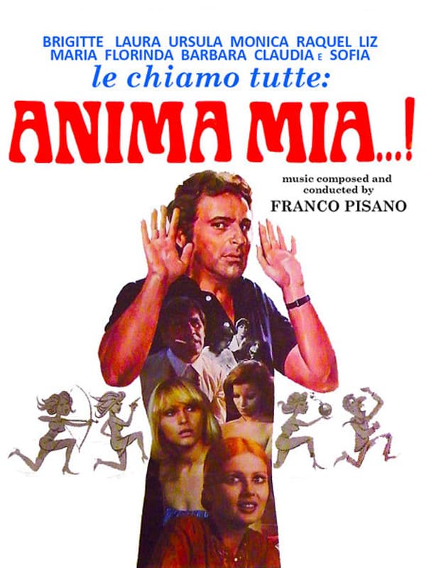 copertina Brigitte, Laura, Ursula, Monica, Raquel, Litz, Maria, Florinda, Barbara, Claudia e Sofia, le chiamo tutte... anima mia