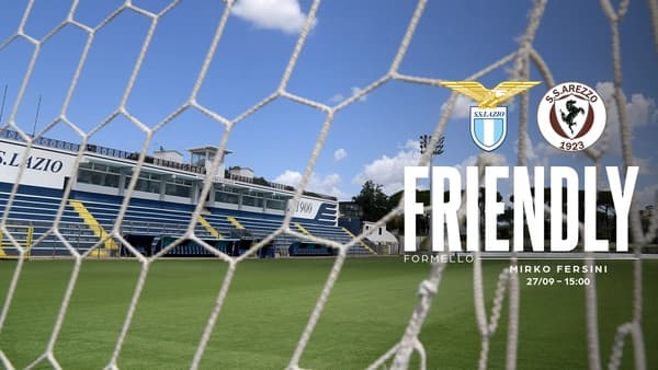 copertina Amichevole Lazio-Arezzo