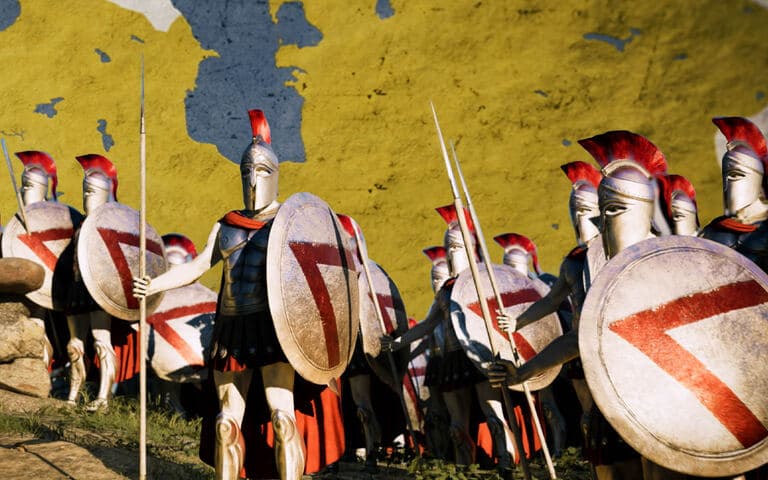 Trecento - La leggenda degli spartani di Leonida copertina del programma Trecento - La leggenda degli spartani di Leonida